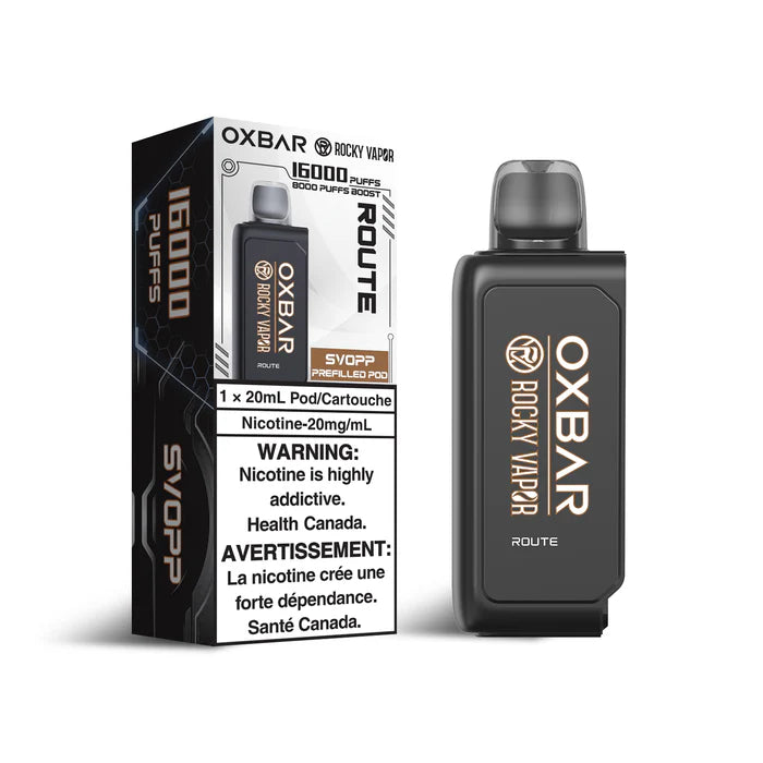 Oxbar Rocky Vapor Svopp Pod - Route 20mg