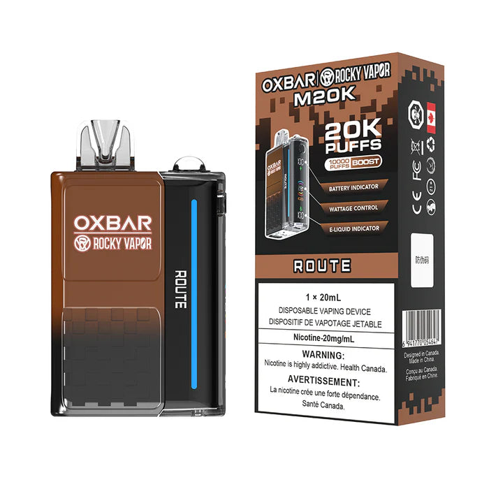 Rocky Vapor OXBAR M20K Disposable - Route 20mg