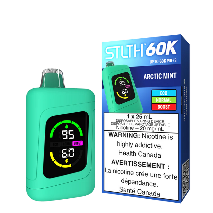 STLTH 60k Disposable - Arctic Mint 20mg