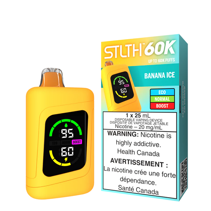 STLTH 60K Disposable - Banana Ice 20mg