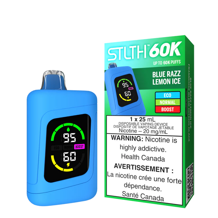 STLTH 60K Disposable - Blue Razz Lemon Ice 20mg