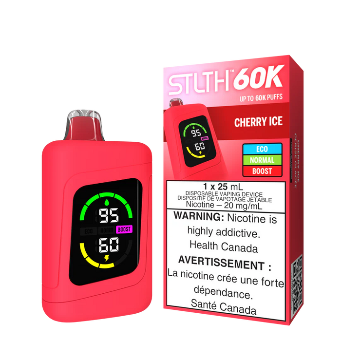 STLTH 60K Disposable - Cherry Ice 20mg