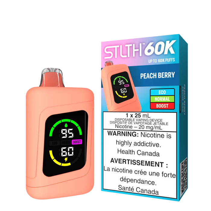 STLTH 60K Disposable - Peach Berry 20mg