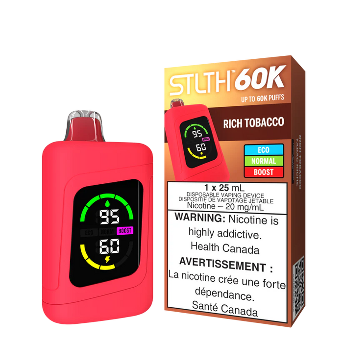 STLTH 60K Disposable - Rich Tobacco 20mg