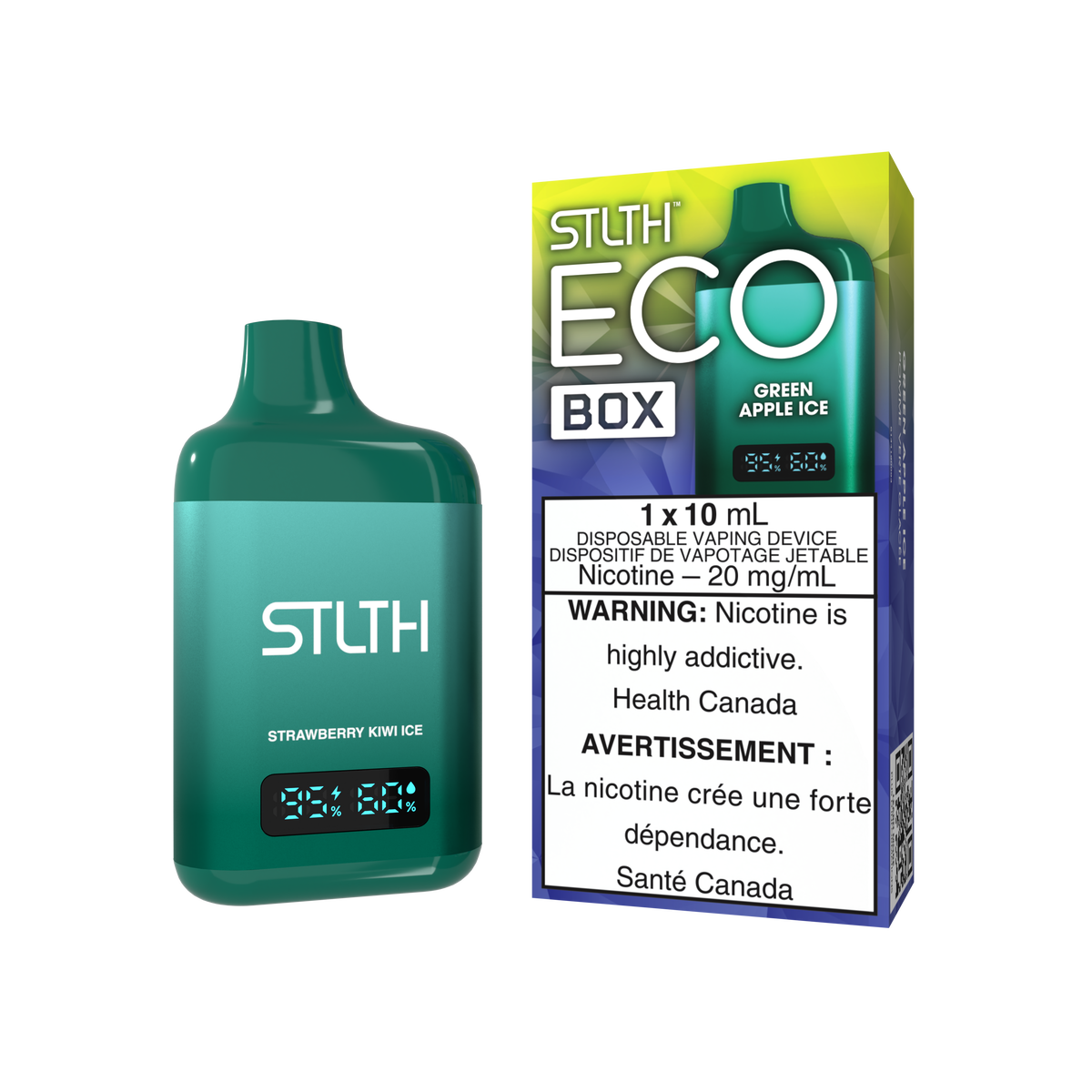 STLTH ECO BOX Disposable - Green Apple Ice 20mg — Fat Panda Webstore