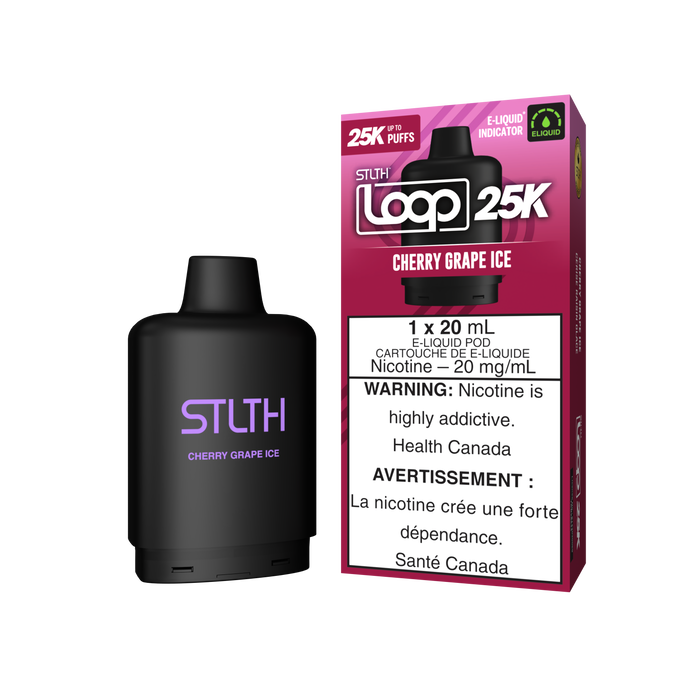 STLTH Loop 25K Pod - Cherry Grape Ice 20mg