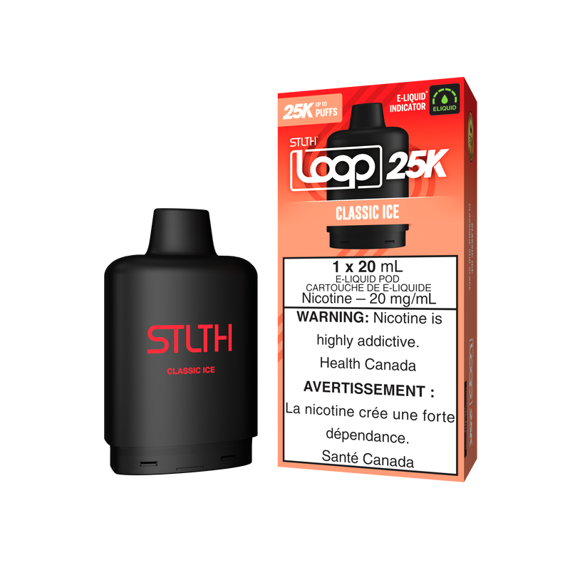 STLTH Loop 25K Pod - Classic Ice 20mg