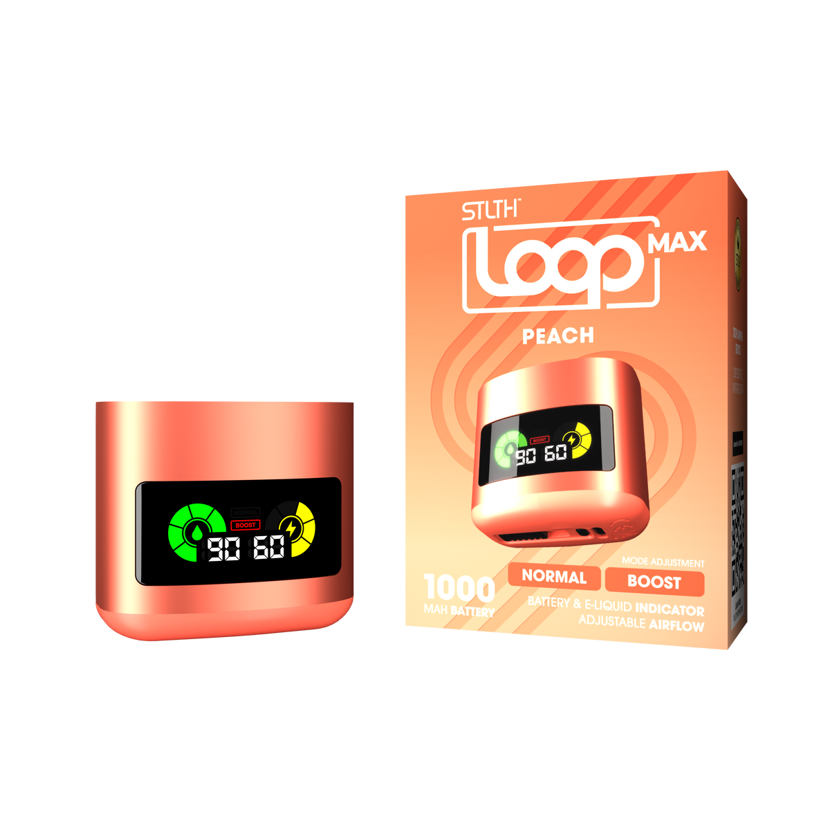 STLTH Loop Max Device - Peach — Fat Panda Webstore