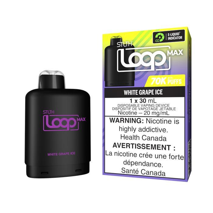 STLTH Loop Max Pod - White Grape Ice 20mg