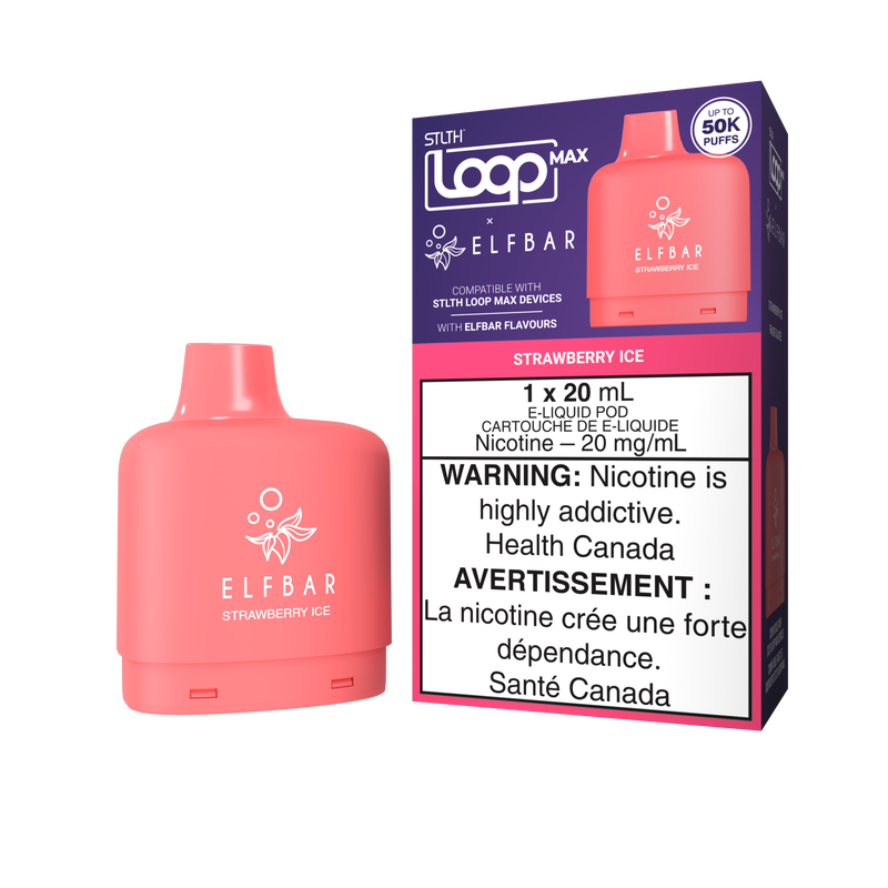 STLTH Loop Max x Elfbar Pod - Strawberry Ice 20mg