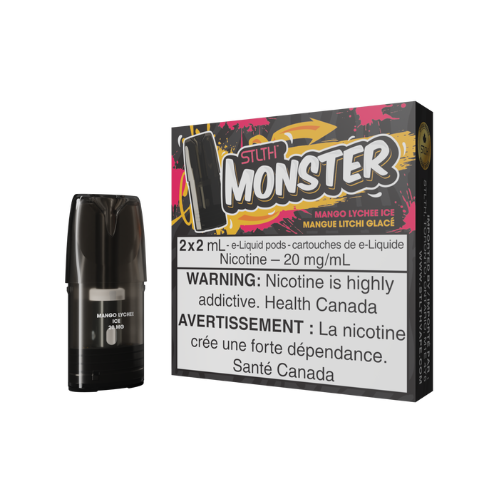 STLTH Monster Pod Pack - Mango Lychee Ice