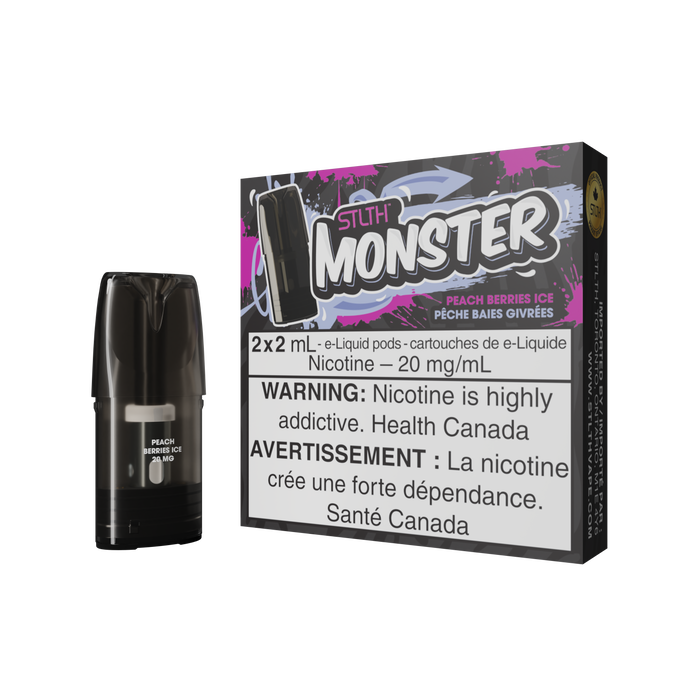 STLTH Monster Pod Pack - Peach Berries Ice