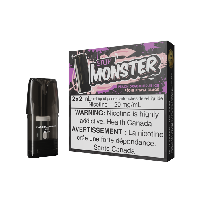 STLTH Monster Pod Pack - Peach Dragonfruit Ice