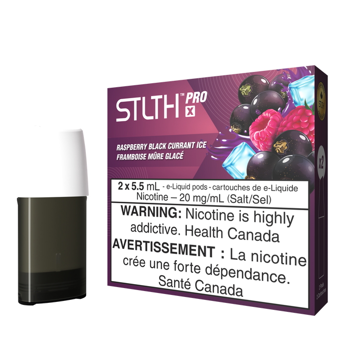 STLTH PRO X Pod Pack Raspberry Black Currant Ice 20mg