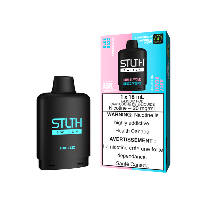 STLTH SWITCH Pod - Blue Razz & Juicy Peach 20mg