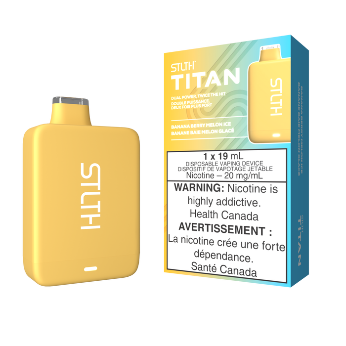 STLTH Titan 10K Disposable - Banana Berry Melon Ice 20mg