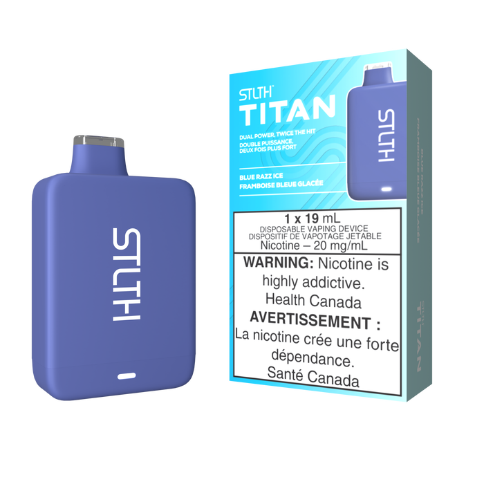 STLTH Titan 10K Disposable - Blue Razz Ice 20mg