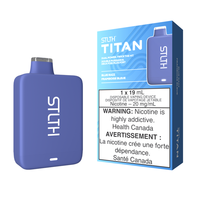 STLTH Titan 10K Disposable - Blue Razz 20mg