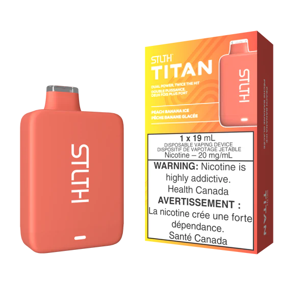 STLTH Titan 10K Disposable - Peach Banana Ice 20mg