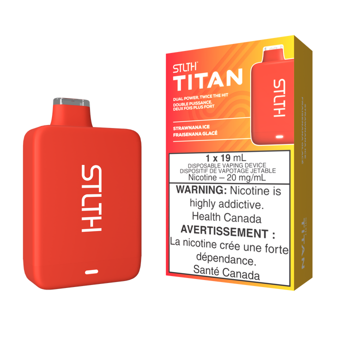 STLTH Titan 10K Disposable - Strawnana Ice 20mg