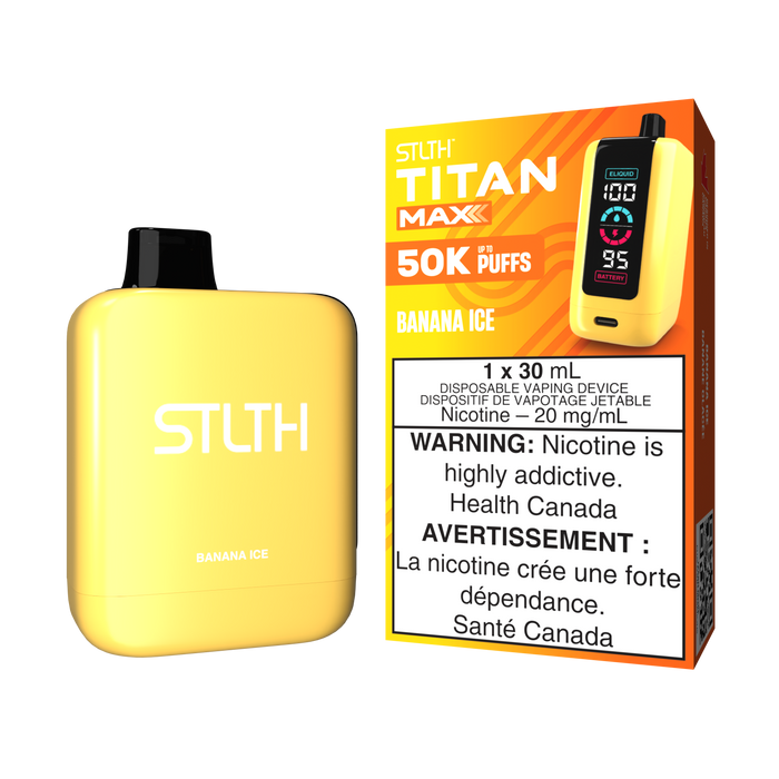 STLTH Titan Max Disposable - Banana Ice 20mg