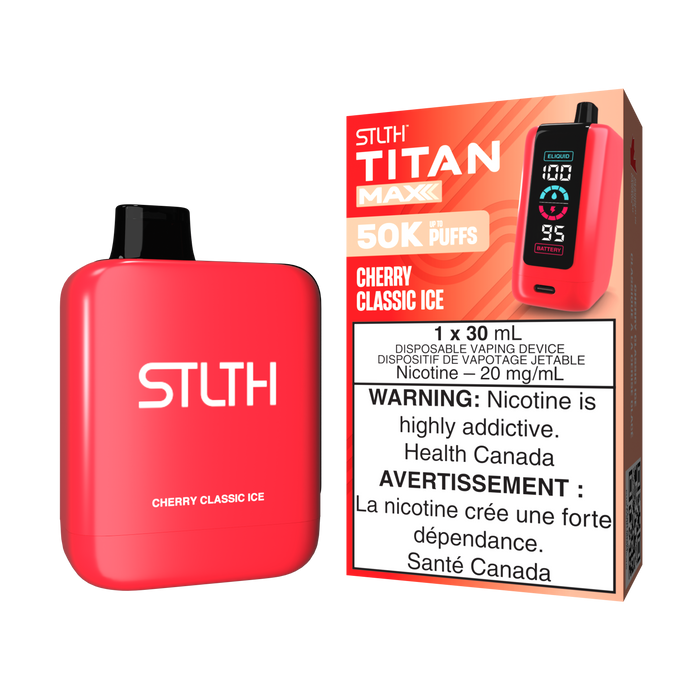 STLTH Titan Max Disposable - Cherry Classic Ice 20mg