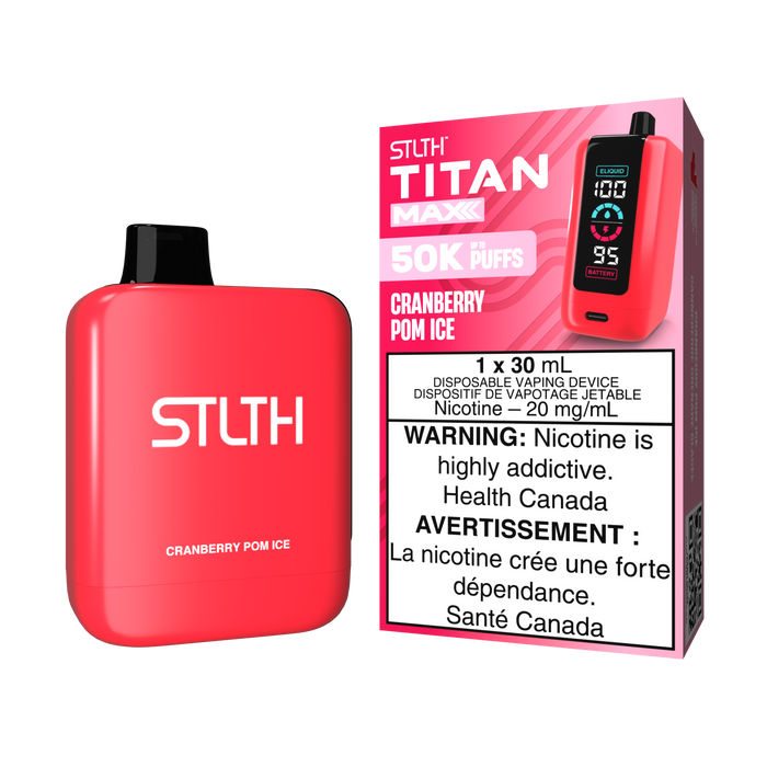 STLTH Titan Max Disposable - Cranberry Pom Ice 20mg