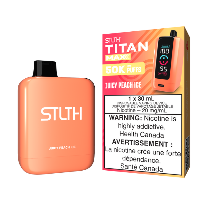 STLTH Titan Max Disposable - Juicy Peach Ice 20mg