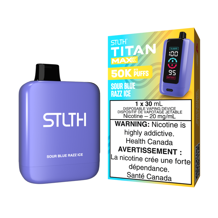 STLTH Titan Max Disposable - Sour Blue Razz Ice 20mg
