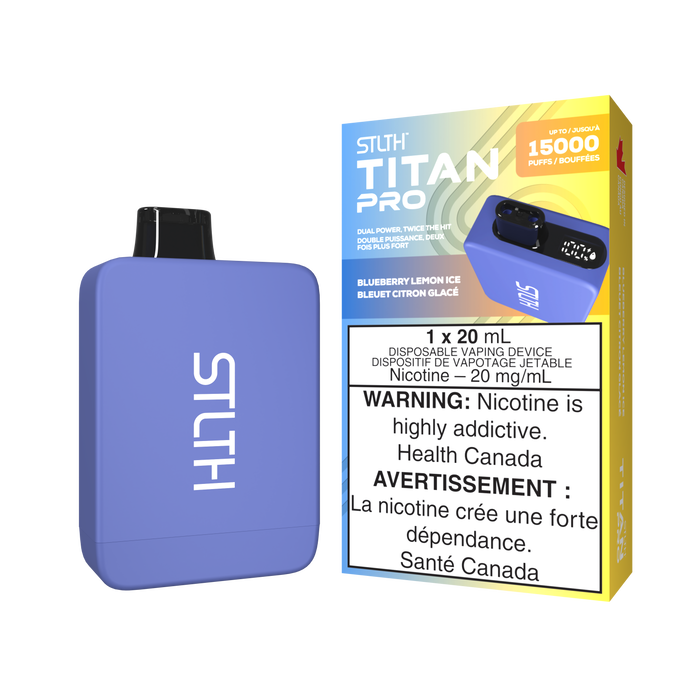 STLTH Titan Pro Disposable -  Blueberry Lemon Ice 20mg