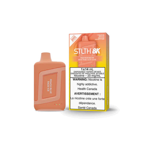 STLTH 8K Disposable - Peach Blue Razz Ice 20mg