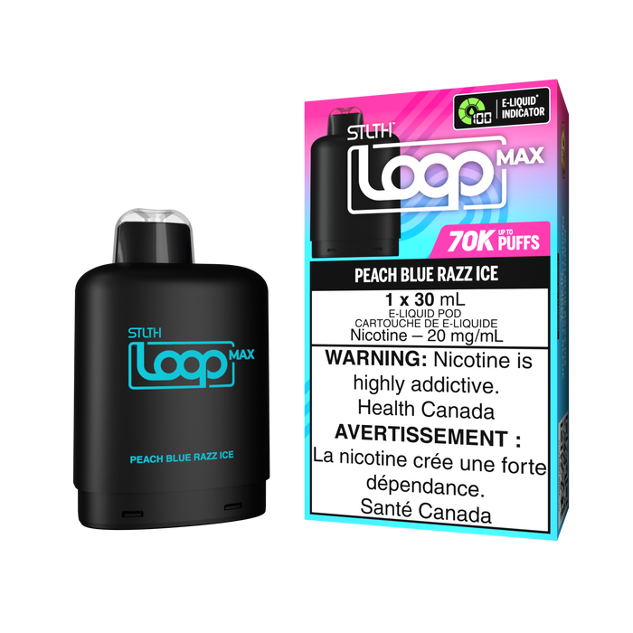 STLTH Loop Max Pod - Peach Blue Razz Ice 20mg