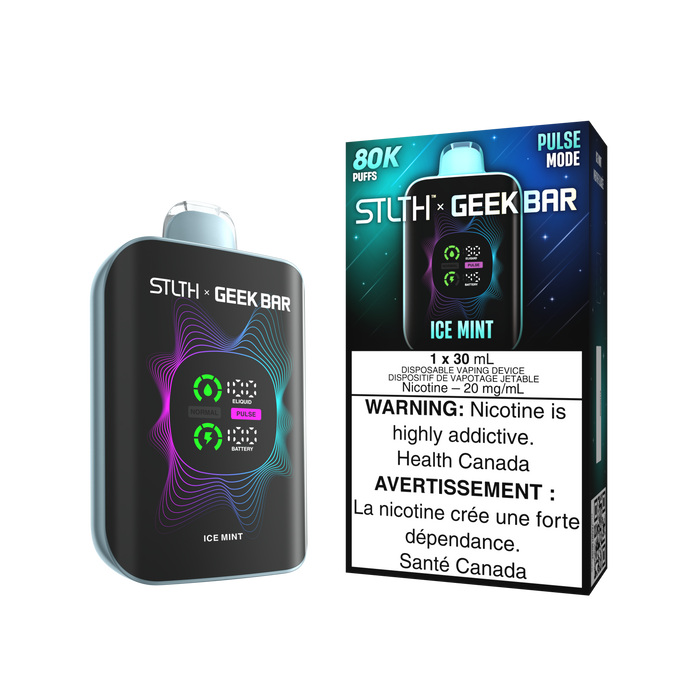 STLTH x Geek Bar 80K Disposable - Ice Mint 20mg