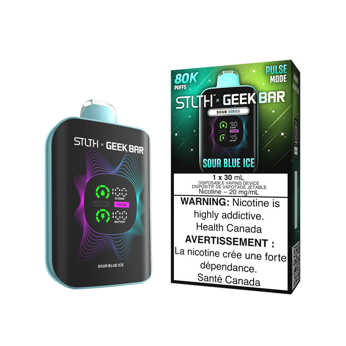 STLTH x Geek Bar 80K Disposable - Sour Blue Ice 20mg
