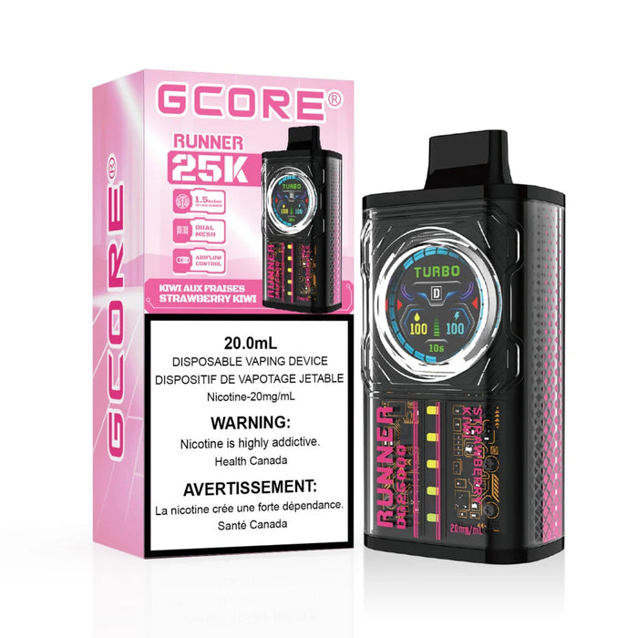 GCORE Runner 25K Disposable - Strawberry Kiwi 20mg