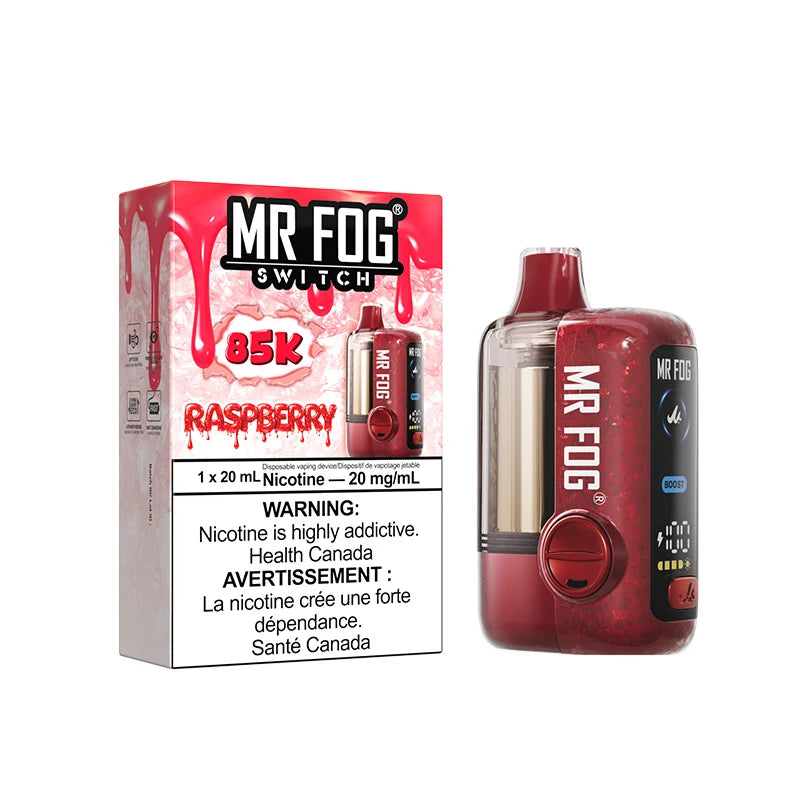 Mr. Fog Switch 85K Disposable - Raspberry 20mg