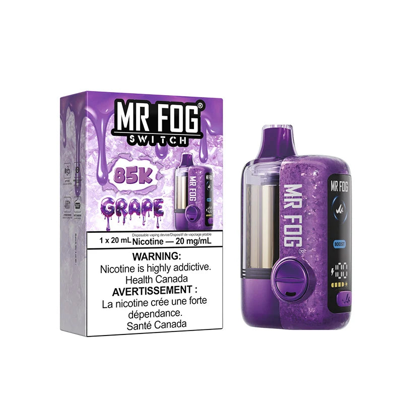Mr. Fog Switch 85K Disposable - Grape 20mg