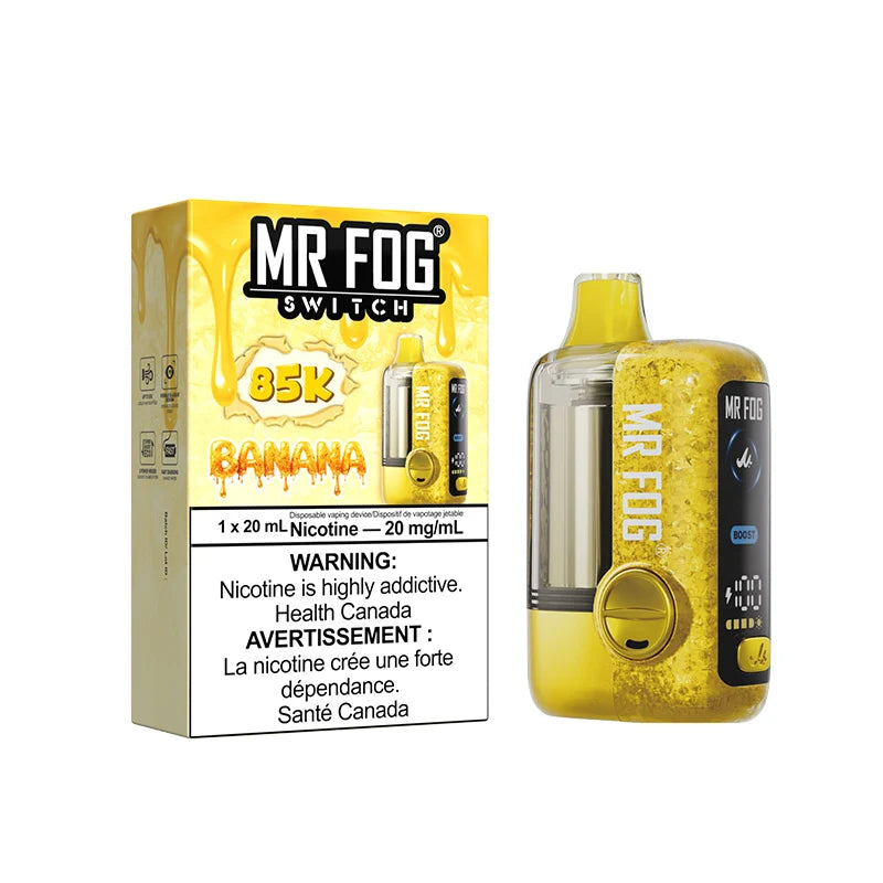 Mr. Fog Switch 85K Disposable - Banana 20mg