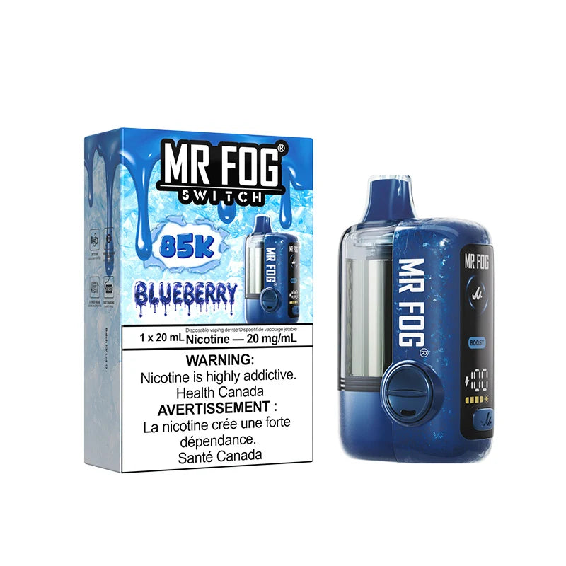 Mr. Fog Switch 85K Disposable - Blueberry 20mg
