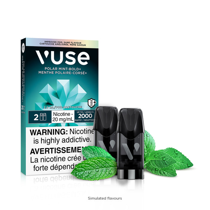 Vuse Pods Polar Mint Bold+ (2pk)