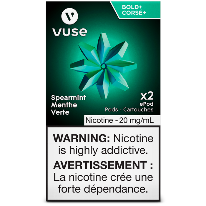 Vuse ePod Pods - Spearmint Bold+