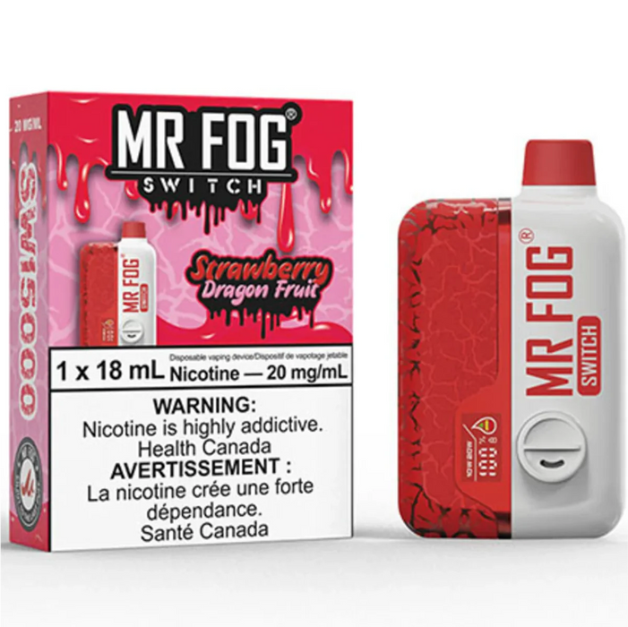 Mr. Fog Switch 15K Disposable - Strawberry Dragon Fruit 20mg