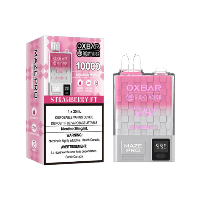 Rocky Vapor OXBAR Maze Pro 10K Disposable - Strawberry FT 20mg