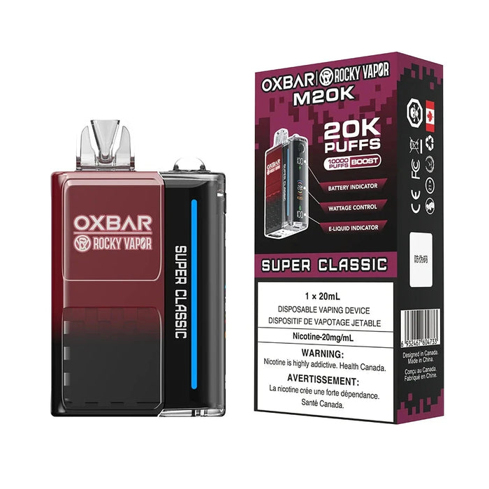 Rocky Vapor OXBAR M20K Disposable - Super Classic 20mg