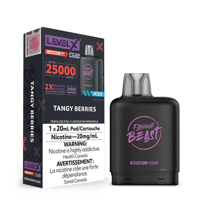 Level X Flavour Beast Boost G2 - Tangy Berries Iced 20mg