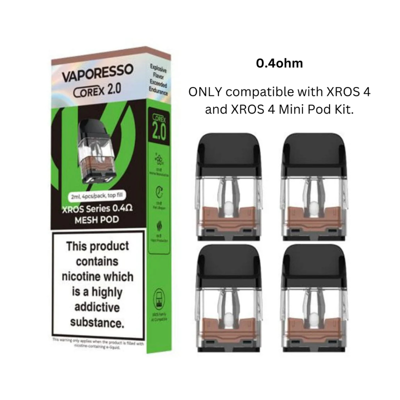 Vaporesso XROS Corex 2.0 Replacement Pods - 4 Pack
