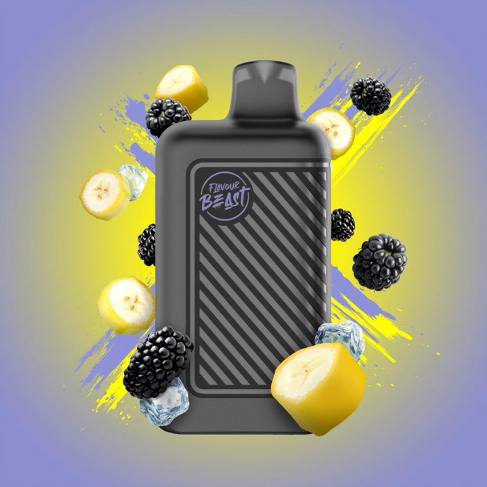 Flavour Beast Beast Mode 8K Disposable Blazin Banana Blackberry Iced 20mg