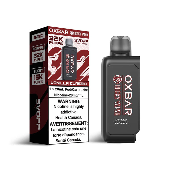Oxbar Rocky Vapor Svopp 32K Pod - Vanilla Classic 20mg