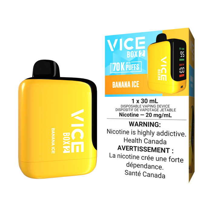 Vice Box 2 Disposable - Banana Ice 20mg