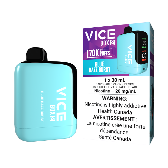 Vice Box 2 Disposable - Blue Razz Burst 20mg